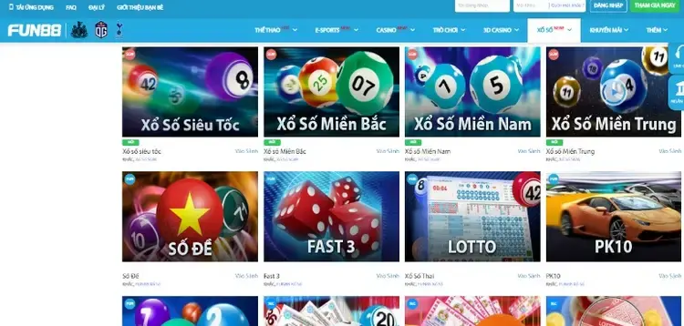 Fun88 là nhà cái lô đề online uy tín